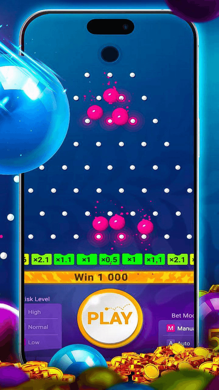 Plinko Gravity Balls Screenshot